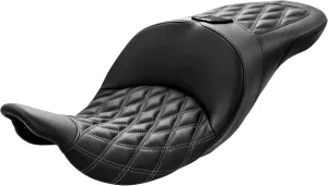 DANNY GRAY DANNY GRAY TOURIST TALL 2-UP LEATHER DIAMOND STITCH TOURING