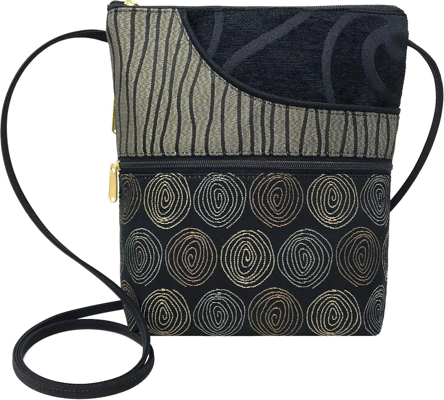 Danny K. Women's Tapestry Bella Purse Crossbody Handbag, Adjustable Cord, Handmade in USA