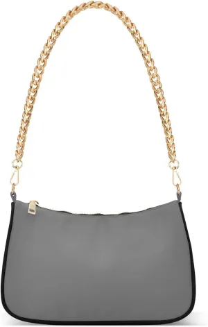 Deep Dark Gray Mini Purses for Women, Womens Shoulder Bags Crossbody