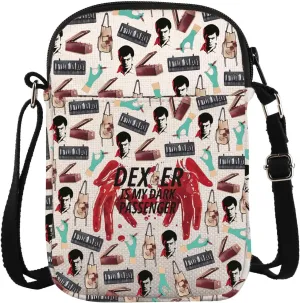 Dexter Is My Dark Passenger Crossbody Bag Dexter Blood Dexter Fans Gifts Crime TV Show Merch