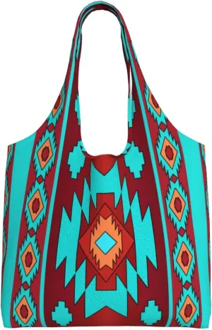 DKJlitter Fashion Canvas Tote Bag, Reusable Grocery Shopping Bag, Large capacity shopping bag Daily Utility Bag