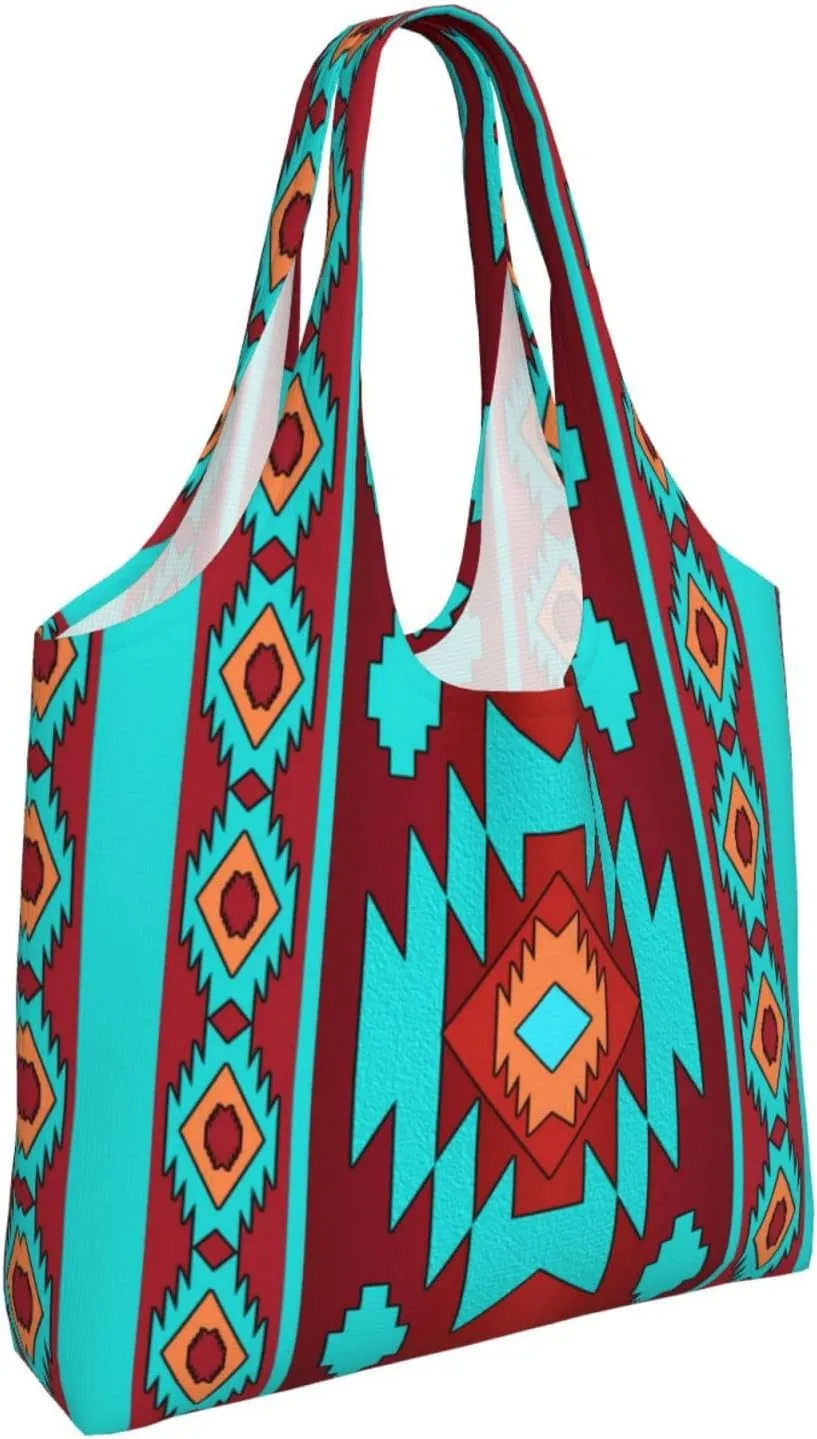 DKJlitter Fashion Canvas Tote Bag, Reusable Grocery Shopping Bag, Large capacity shopping bag Daily Utility Bag