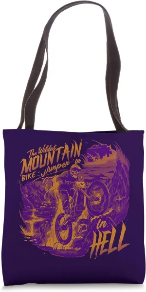 Downhill Mountain Bike Mountain Bike from Hell Tote Bag
