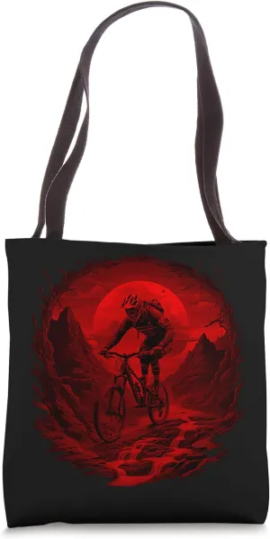 Downhill Mountain Bike Mountain Bike from Hell Tote Bag