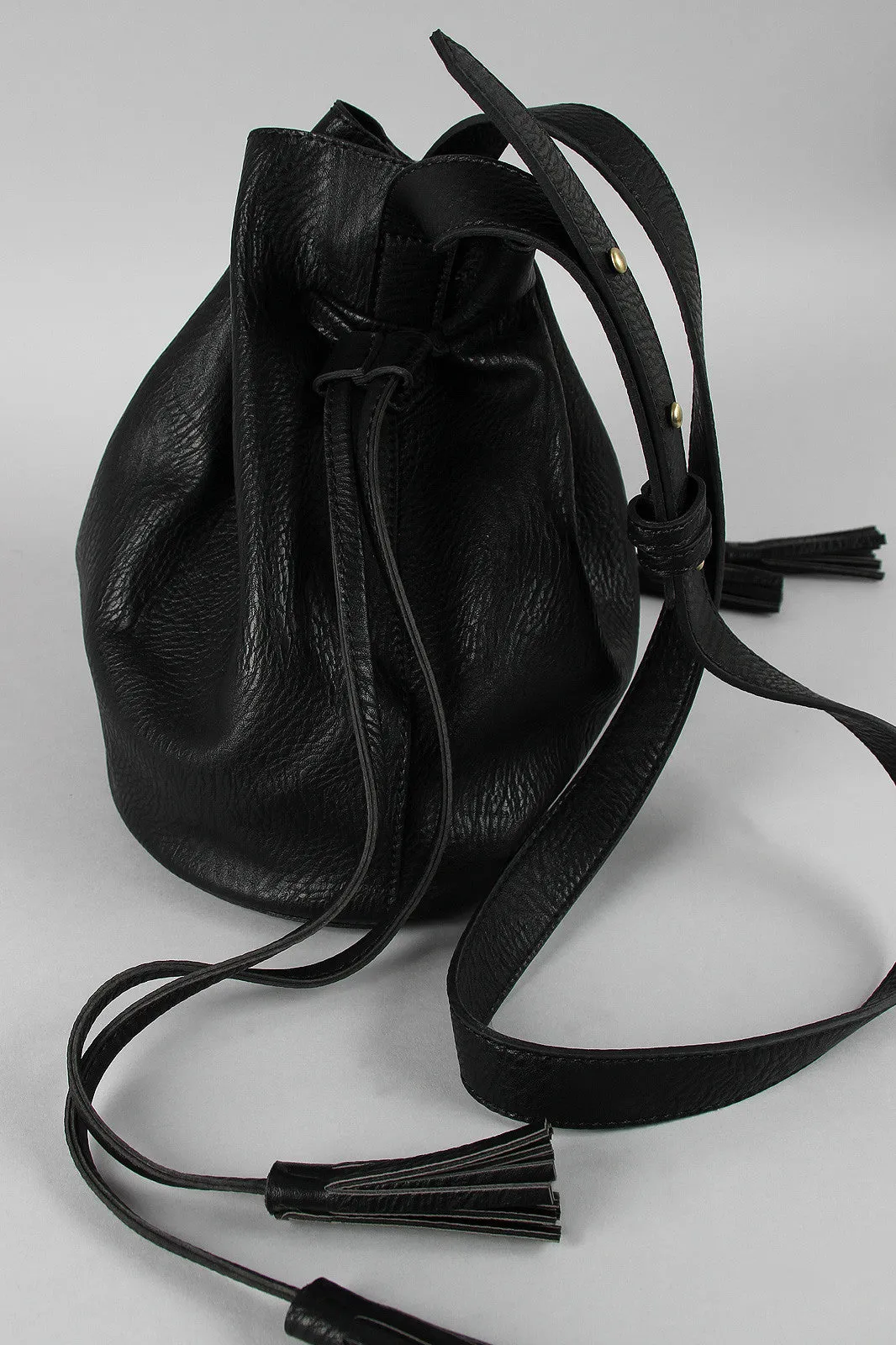 Drawstring Positive testimonials Small Double Perfectly constructed Bucket Bag