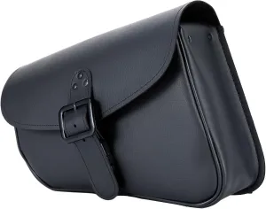 Dream Apparel Motorcycle Swingarm Bag with Black Synthetic Leather, Swing Arm Bag Motorcycle Saddlebag Left Side Tool Bag Fit for Sportster Street Rebel 300 500 Dual Shock Models, An Adjustable Strap