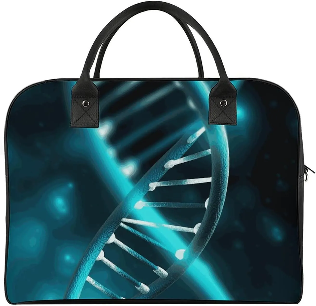 Duffle Bag for Travel Tote Bag Crossbody Bags Gym Bag Science Gene Strand Printed Shoulder Bag Travel Handbag for Men And Women