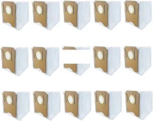 Dust Bag,Compatible For Midea,S8 S8  Robot Vacuum Cleaner Accessories Replacement Attachment Spare Parts Kit(15PCS)