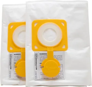 Dustless Technologies Wunderbag- Shop Vac Universal High Capacity Pre-Filter Bags for Wet Dry Vacuums, 2 Pack (4-7 Gallon). Commercial, Contractor, Professional, Home use. Wet and Dry…