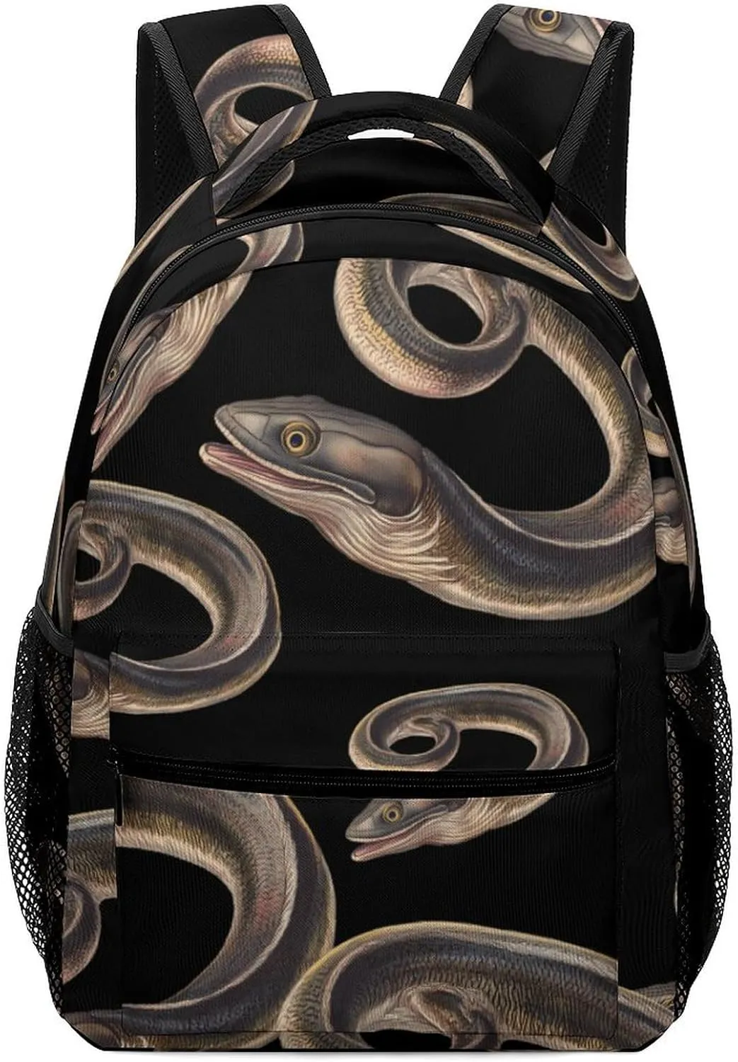 Eel Fish Casual Daypack Backpack Laptop Bag Cute Unisex for Travel Business Work