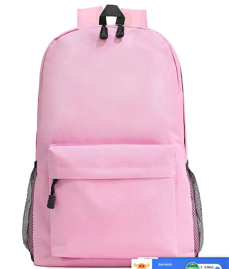 Elegant Slouchy Candy Color White Ditch Backpacks