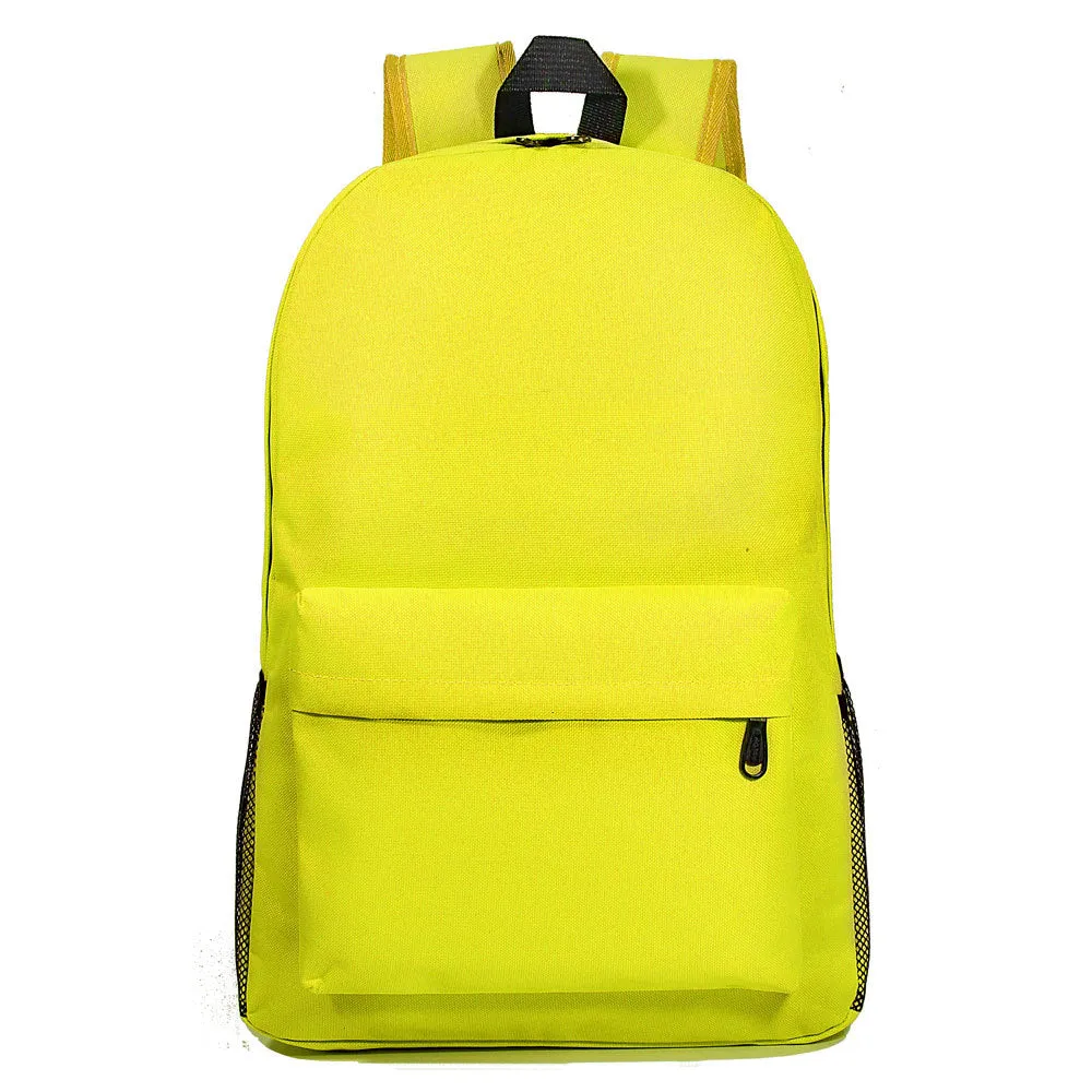 Elegant Slouchy Candy Color White Ditch Backpacks