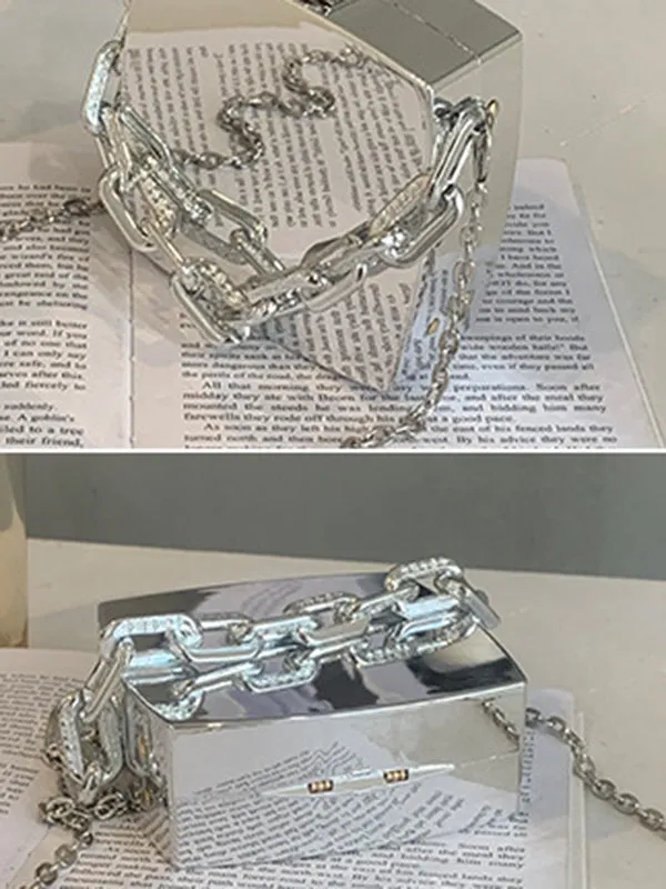 Elevate Your Style with the Original Creation Solid Color Chain Bag
