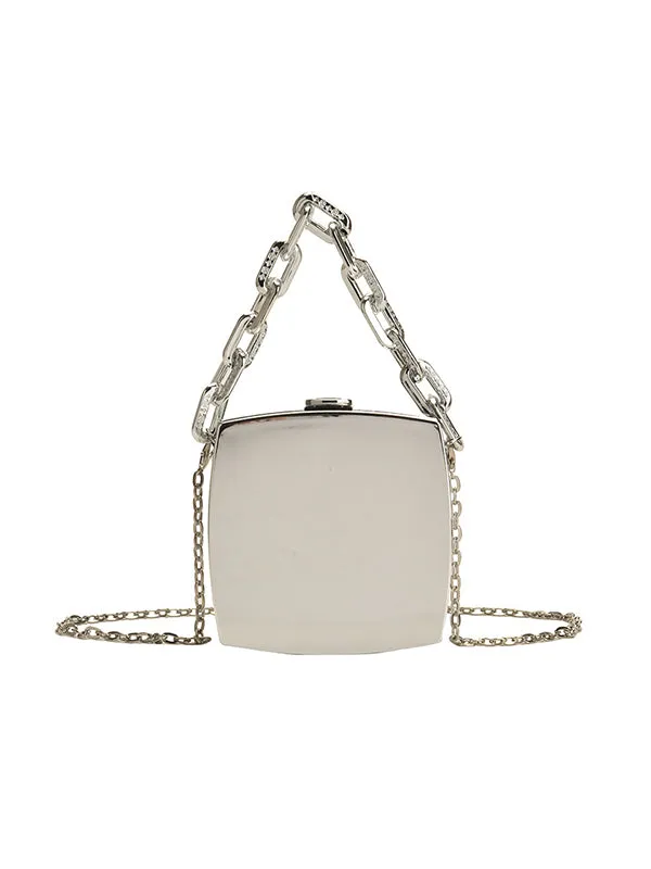 Elevate Your Style with the Original Creation Solid Color Chain Bag