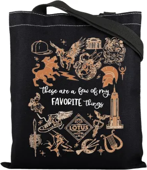 ENSIANTH Camp Half Blood Inspired Tote Bag PJO Movie Merch Percy Fan Gift Long Island Sound Shoulder Bag Greek Mythology Gift