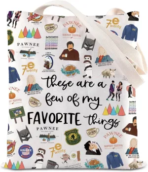 ENSIANTH TV Show Inspired Handbag Pawnee Goddesses Fans Tote Bag Pawnee Gift Pawnee National Park Gift