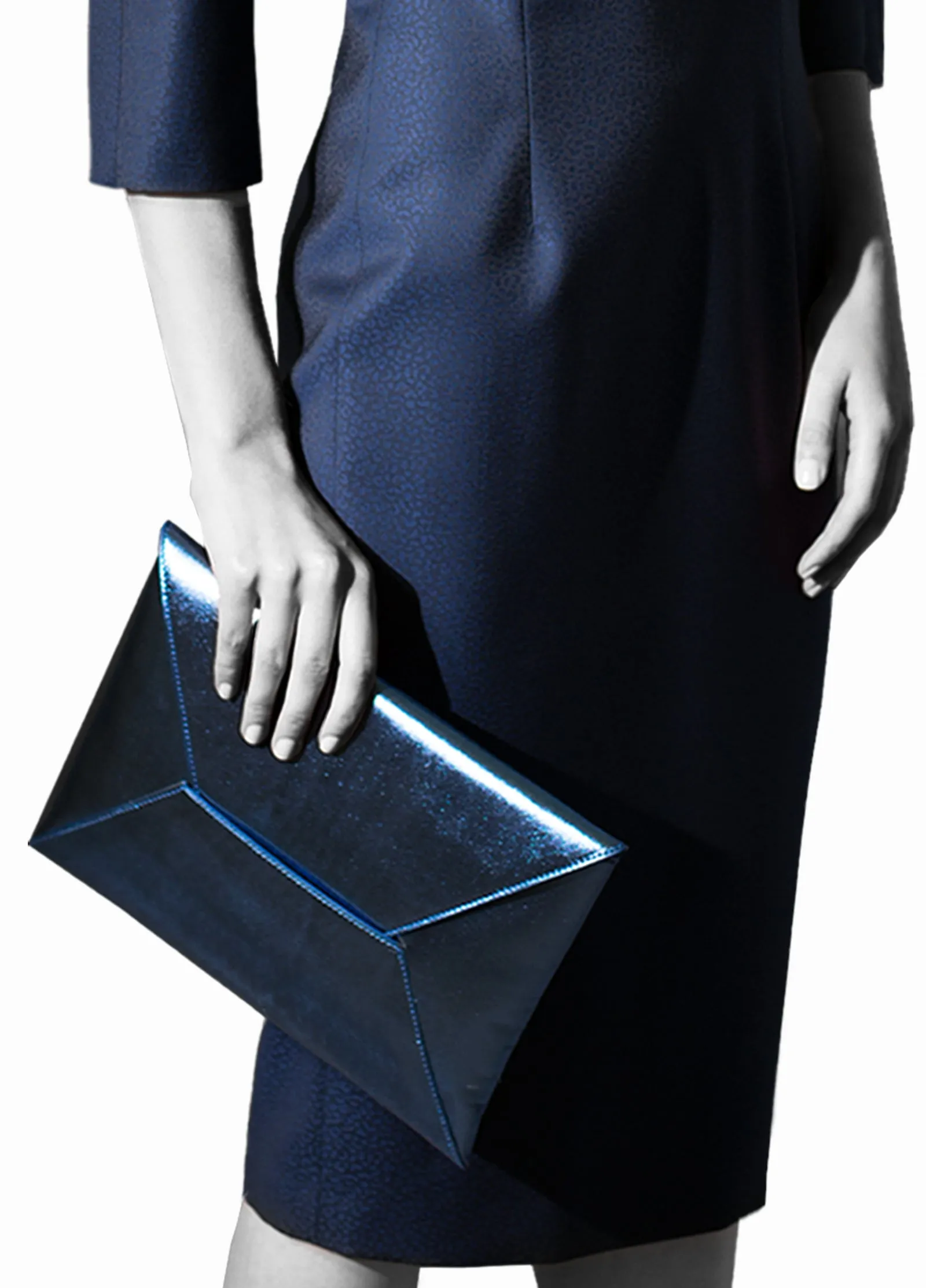 Envelope Leather Clutch Bag