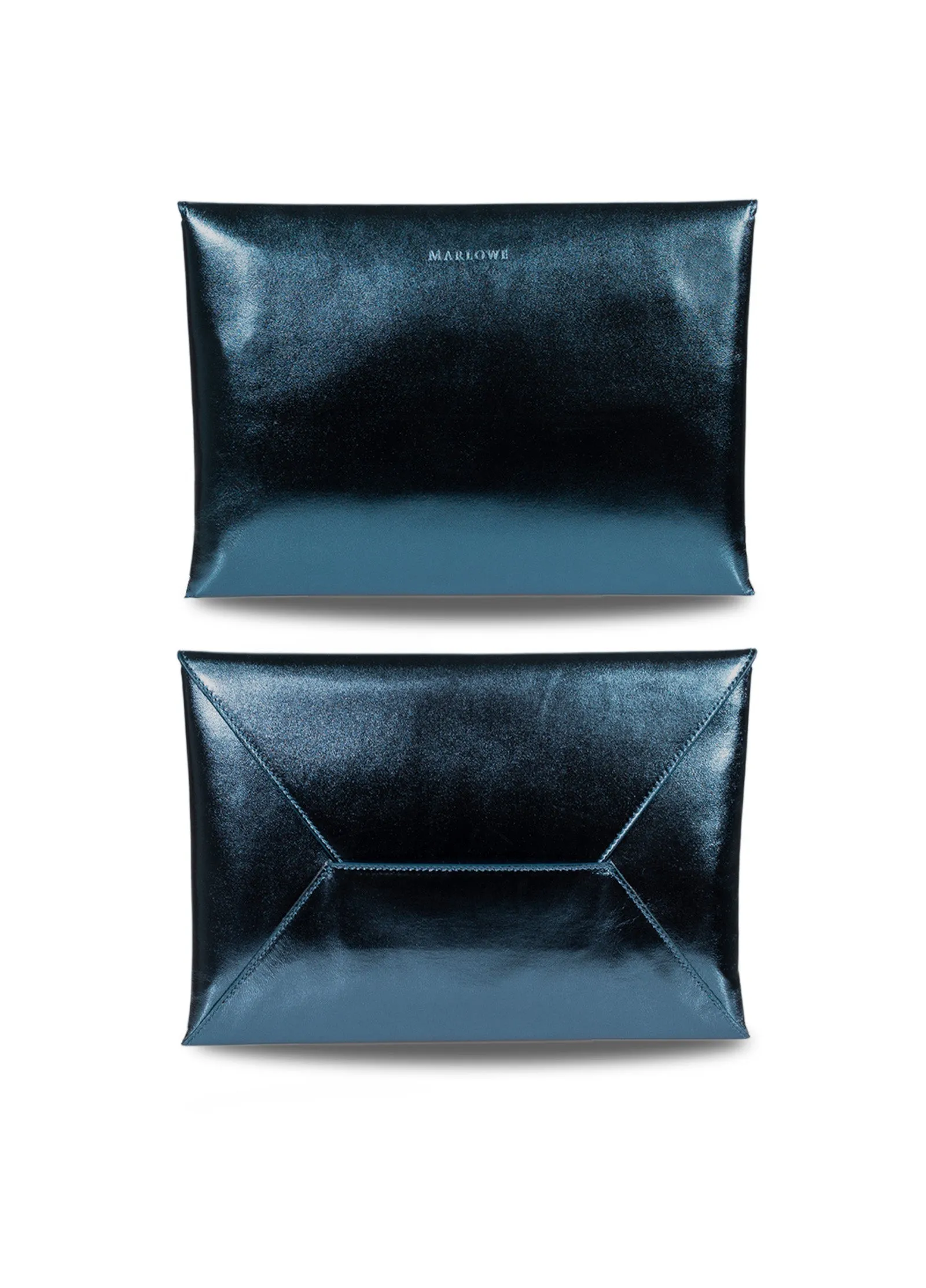 Envelope Leather Clutch Bag