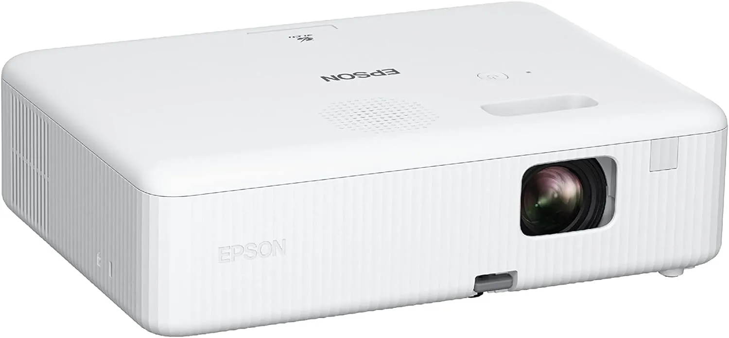 Epson EpiqVision Flex CO-W01 Portable Projector, 3-Chip 3LCD, Widescreen, 3,000 Lumens Color/White Brightness, 5W Built-in Speaker, 300-Inch Home Entertainment and Work, Streaming Ready (Renewed)
