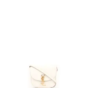 ESMEE - Kaia Small Saddle Bag White