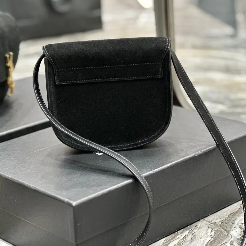 ESMEE - Kaia Small Suede Saddle Bag