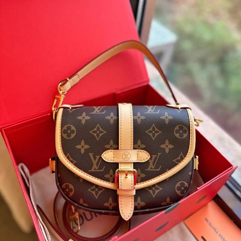 ESMEE - Monogram Saumur BB Bag Brown