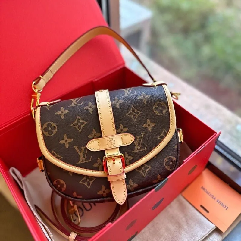 ESMEE - Monogram Saumur BB Bag Brown
