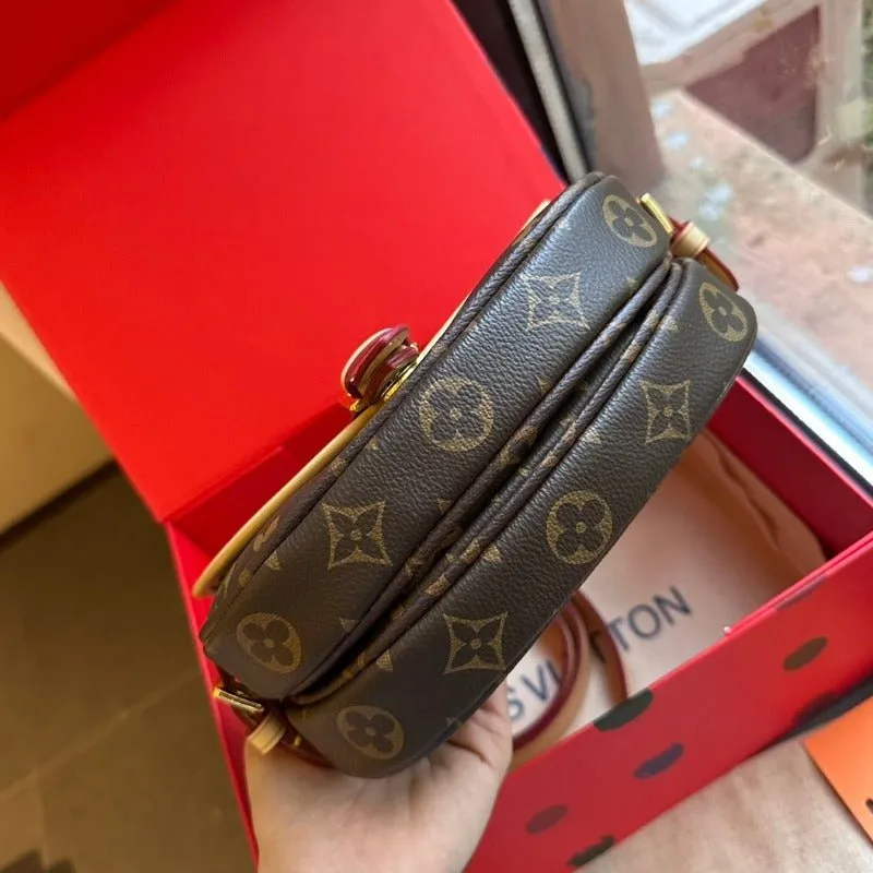 ESMEE - Monogram Saumur BB Bag Brown