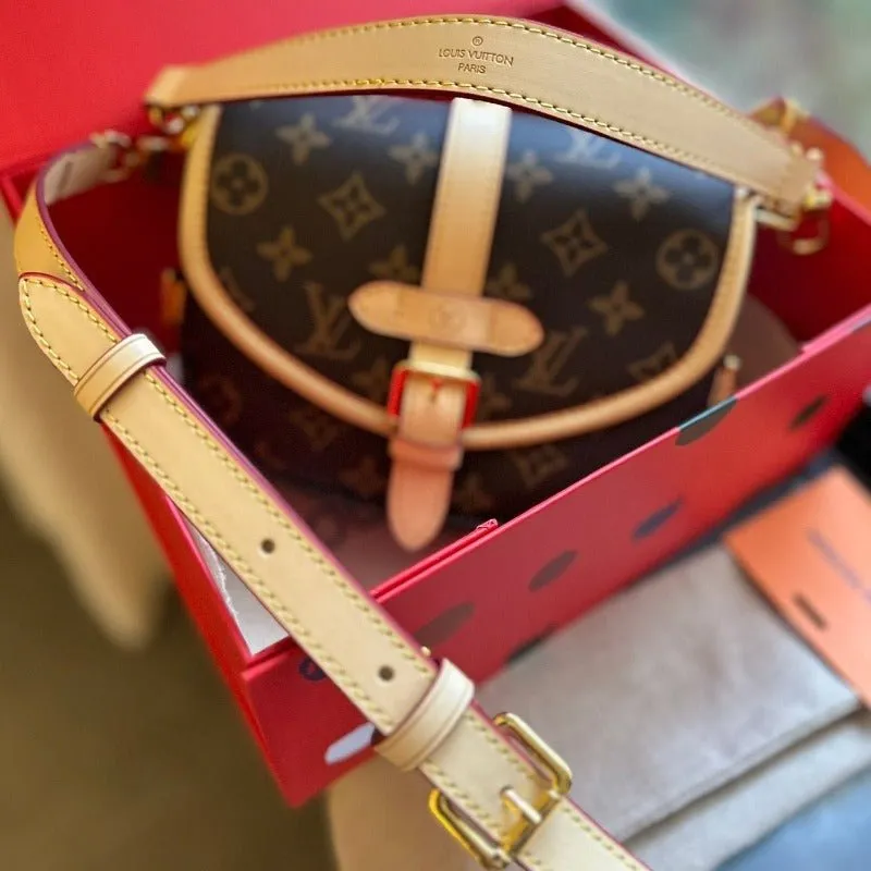 ESMEE - Monogram Saumur BB Bag Brown