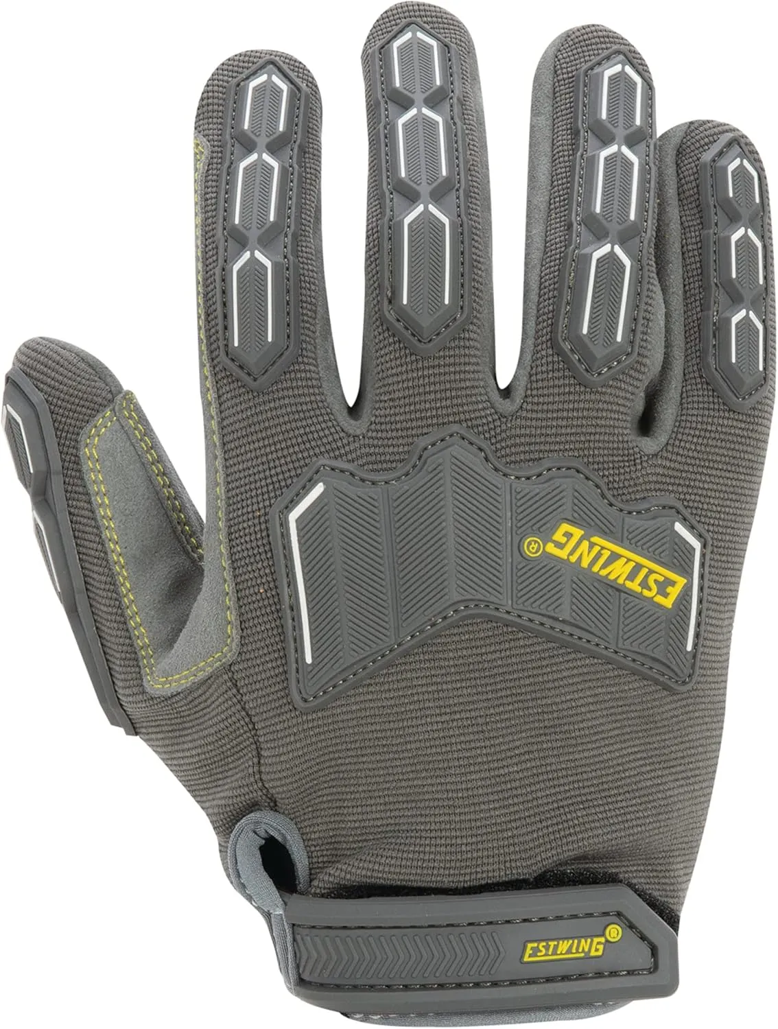 Estwing Impact Resistant Synthetic Leather Palm Work Glove with Anti-Vibration Palm