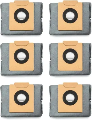 eufy 6-Pack Large Capacity Dust Bags Compatible with X10 Pro Omni Robot Vacuum