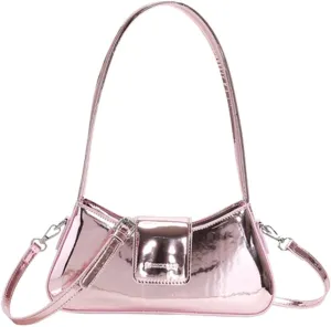 Evening Bag Women Clutch Y2k Sparkly Silver Purse Tote Handbag Shoulder Party Purses Cute Metallic Crossbody Bags 2025