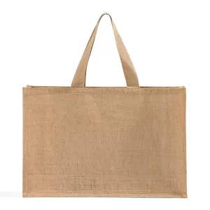 Extra Large Jute - Burlap Shopping Tote Bags - TJ879