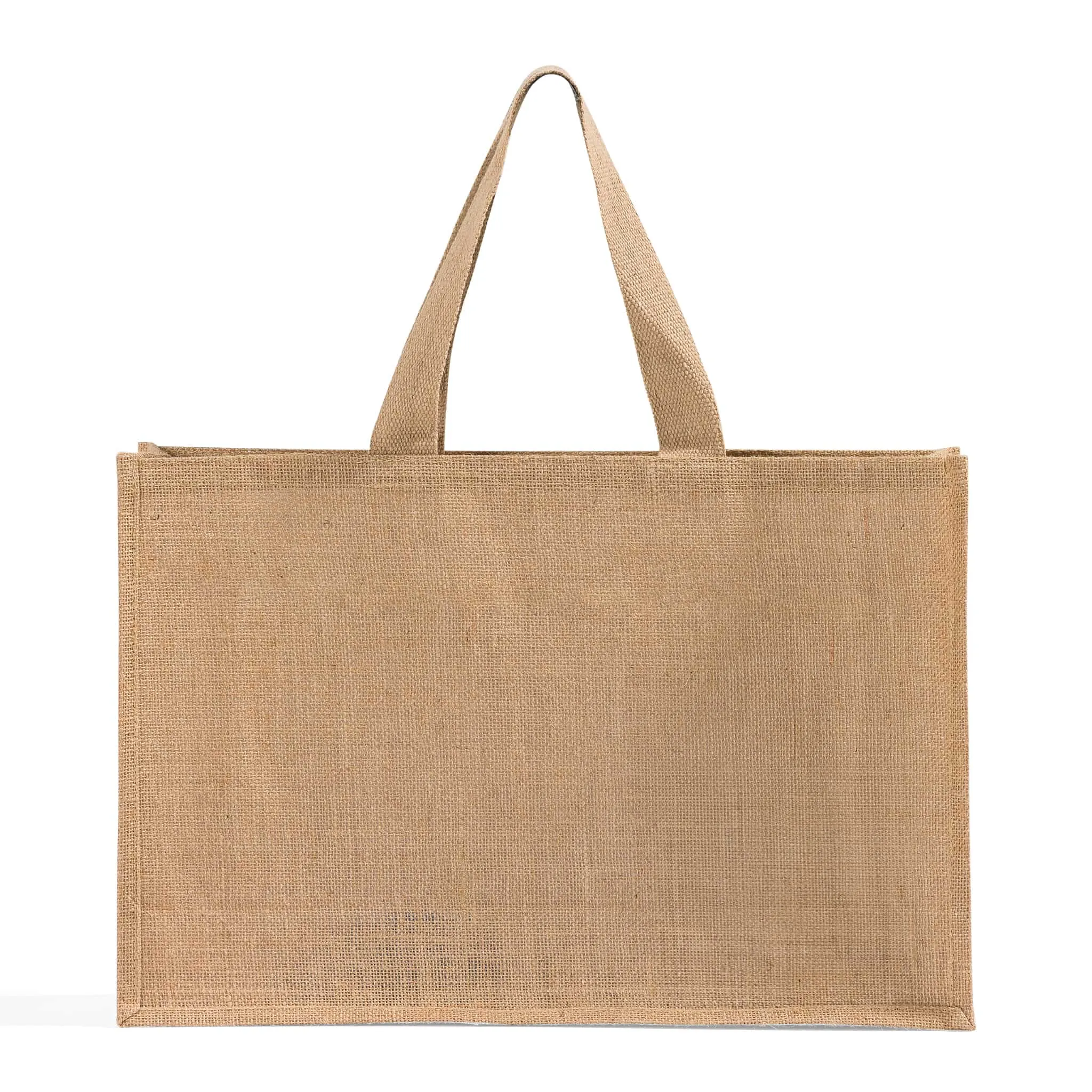 Extra Large Jute - Burlap Shopping Tote Bags - TJ879