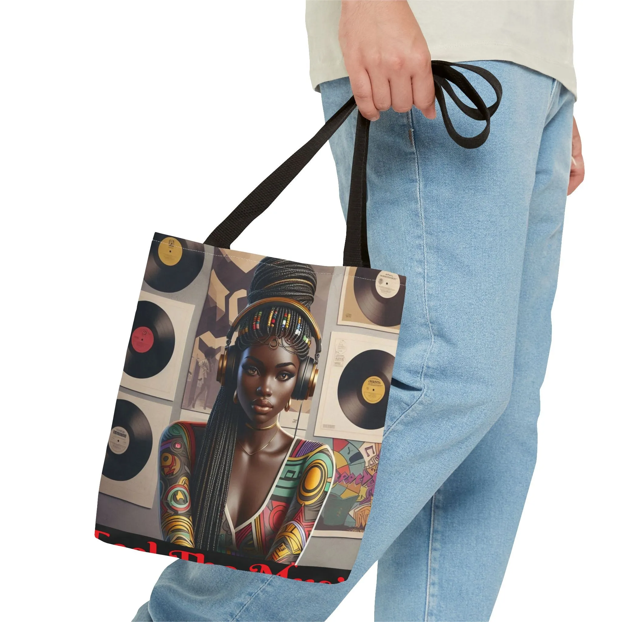 Feel The Music Tote Bag (AOP) #FM10