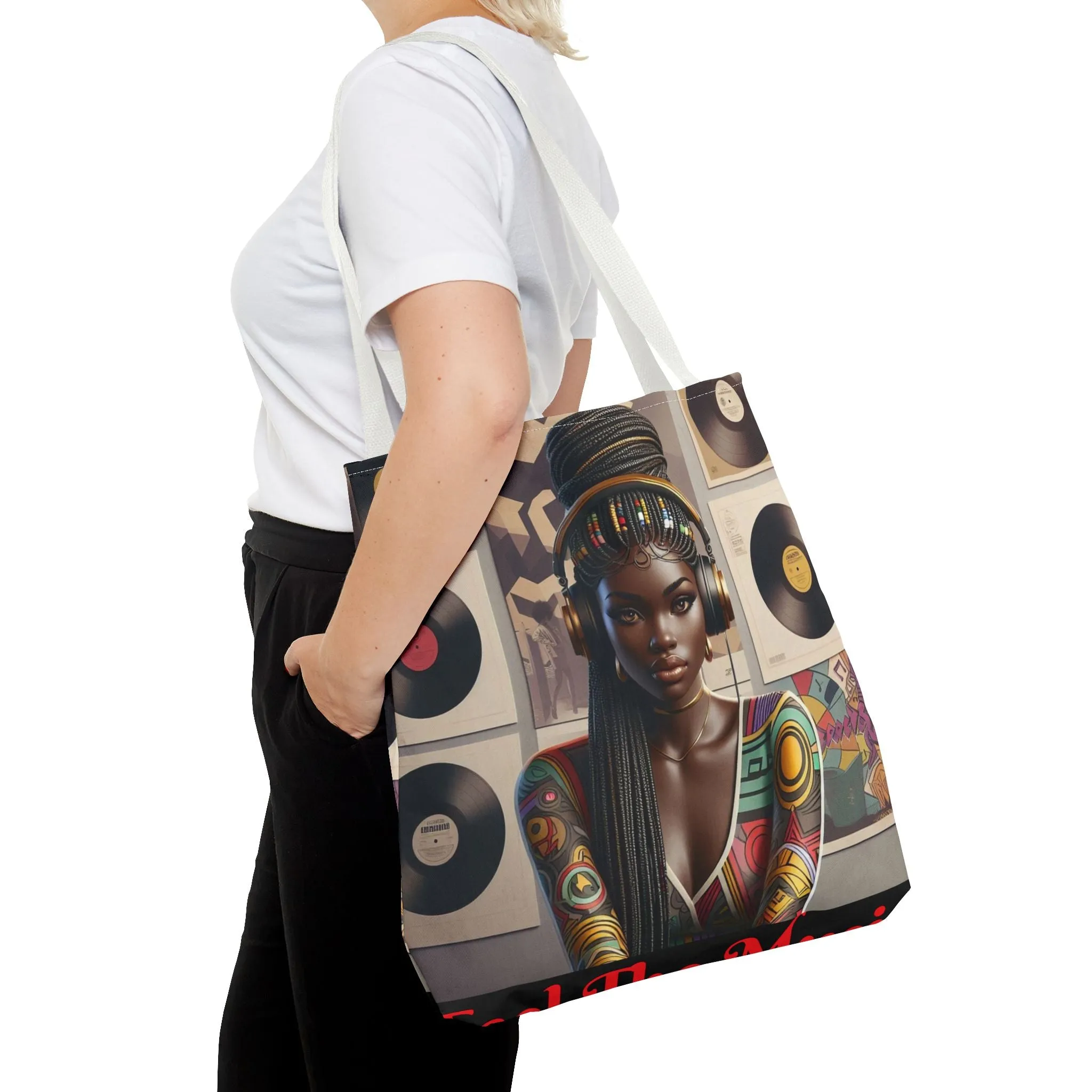 Feel The Music Tote Bag (AOP) #FM10