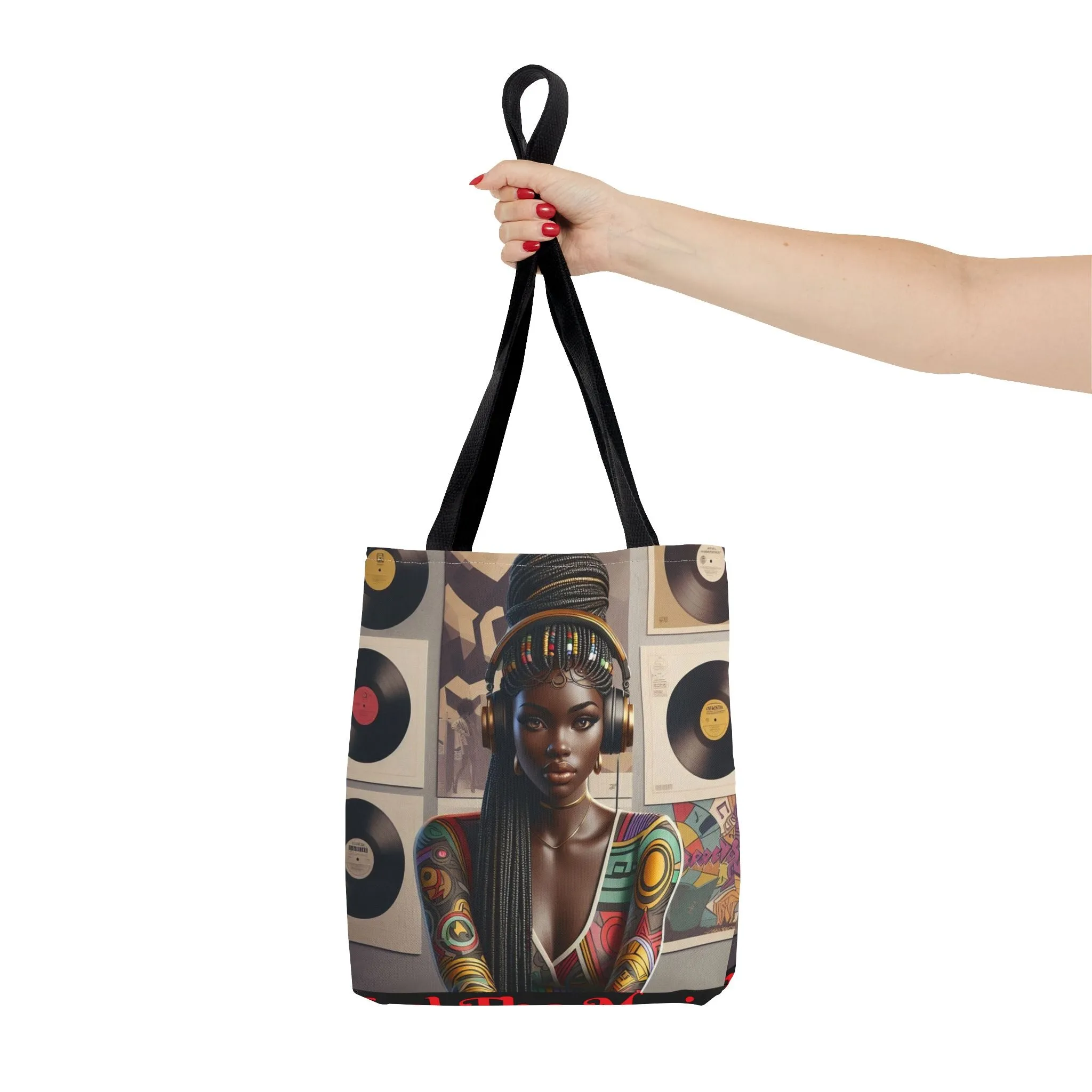 Feel The Music Tote Bag (AOP) #FM10