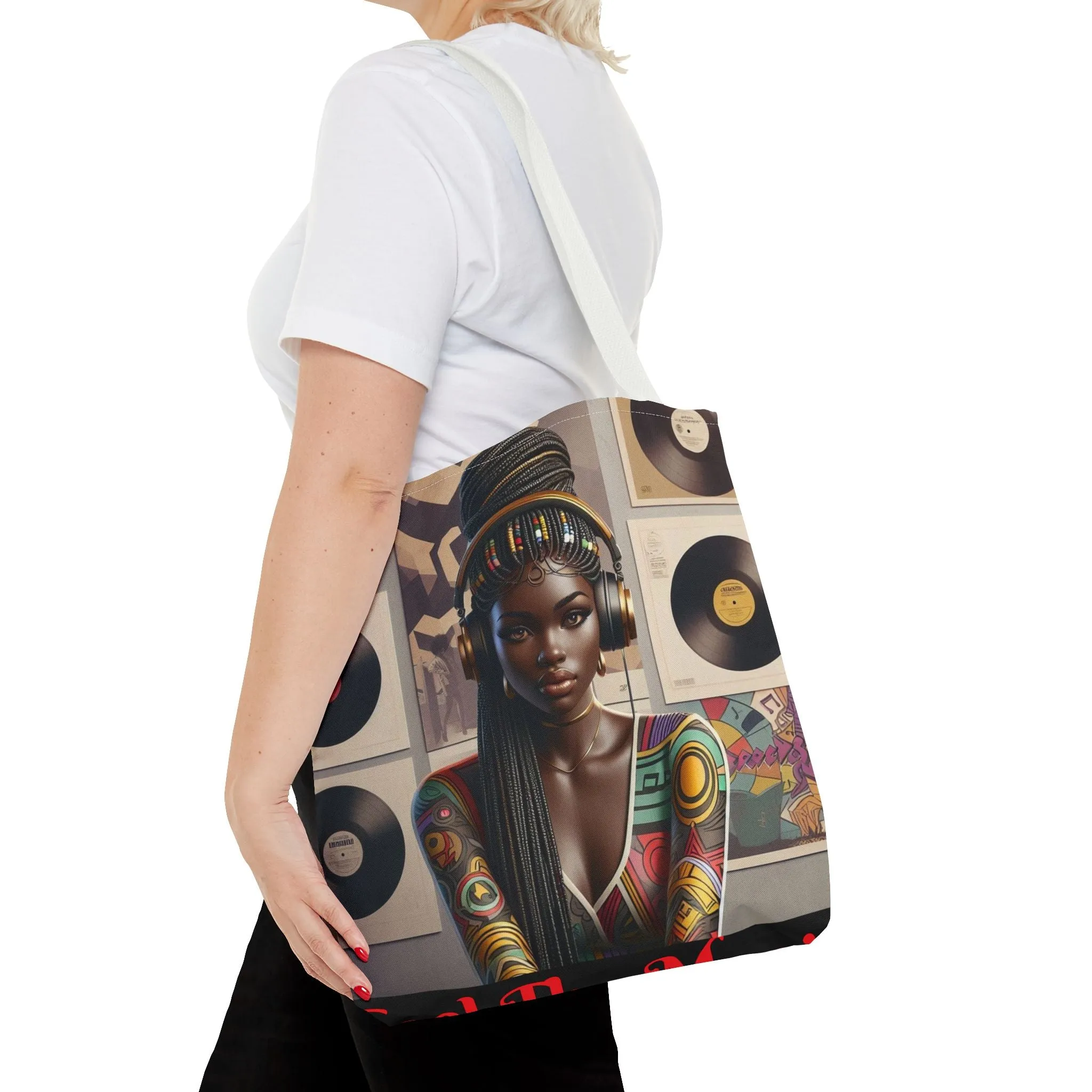 Feel The Music Tote Bag (AOP) #FM10