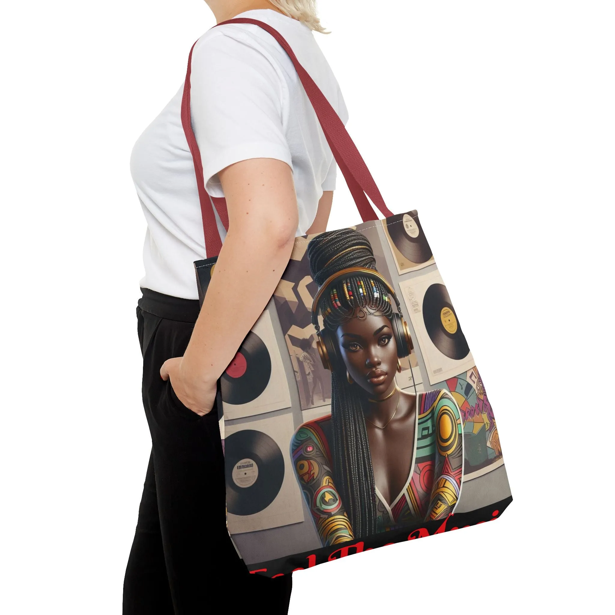 Feel The Music Tote Bag (AOP) #FM10
