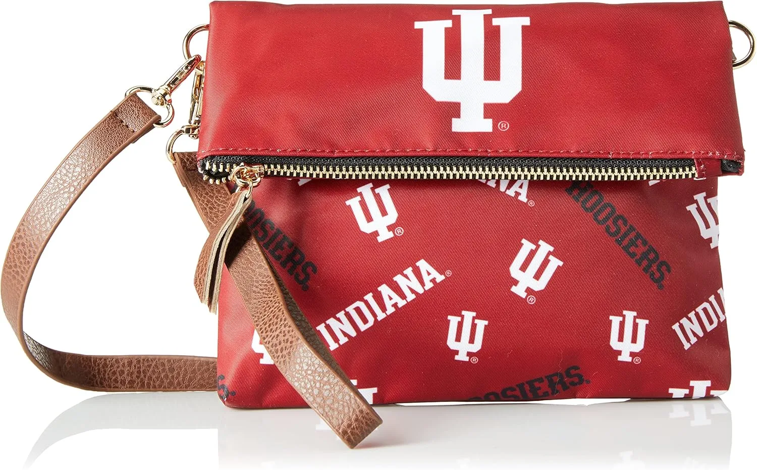 FOCO Womens NCAA Team Logo Printed Collection Foldover Tote Bag