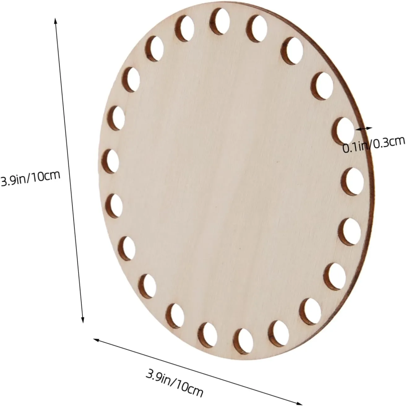 FOMIYES 5pcs Woven Bag Base DIY Wooden Wood Base for Crochet Wood Bag Bottom Basket Weaving Bottom Handbag Weaving Board Material Wooden Basket
