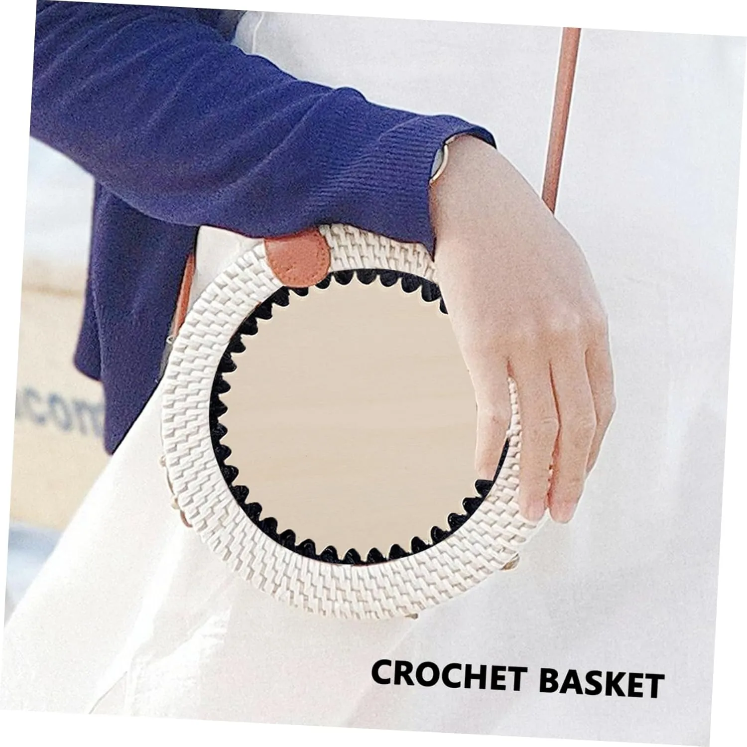 FOMIYES 5pcs Woven Bag Base DIY Wooden Wood Base for Crochet Wood Bag Bottom Basket Weaving Bottom Handbag Weaving Board Material Wooden Basket
