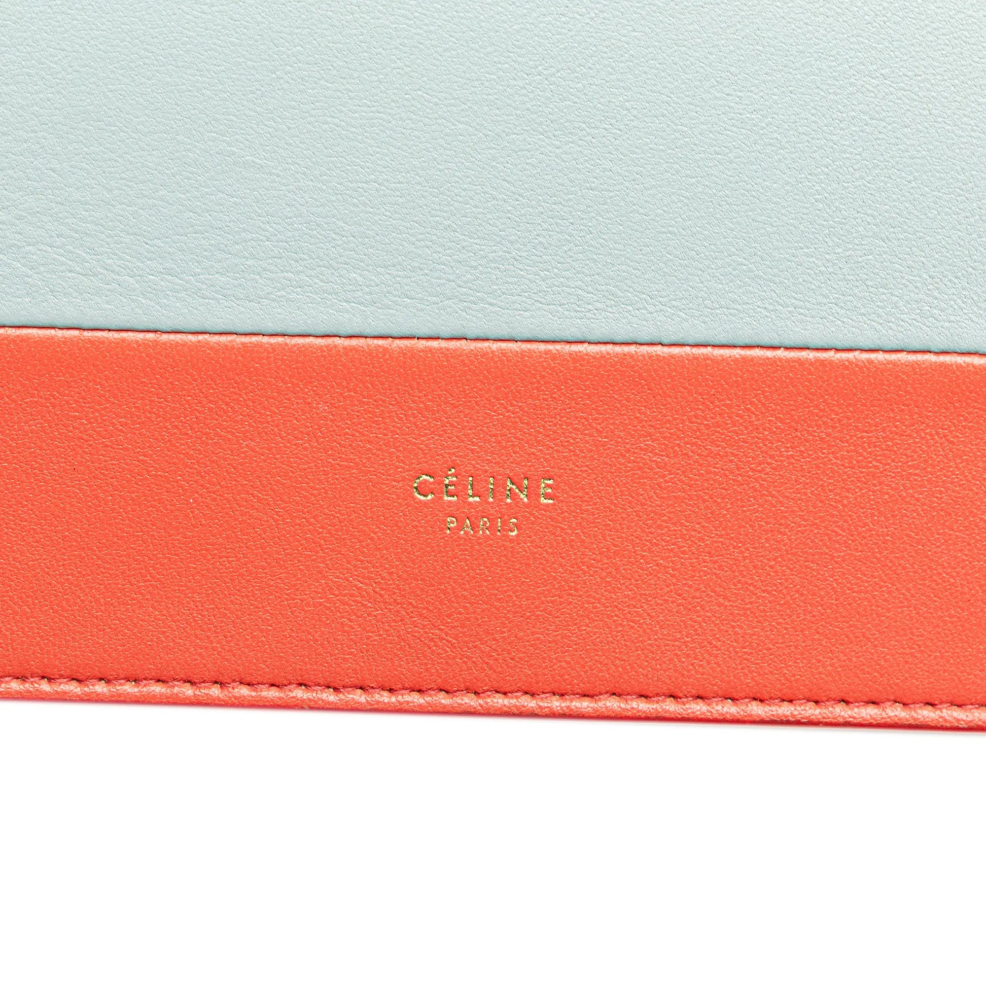 Frame Leather Wallet on Chain
