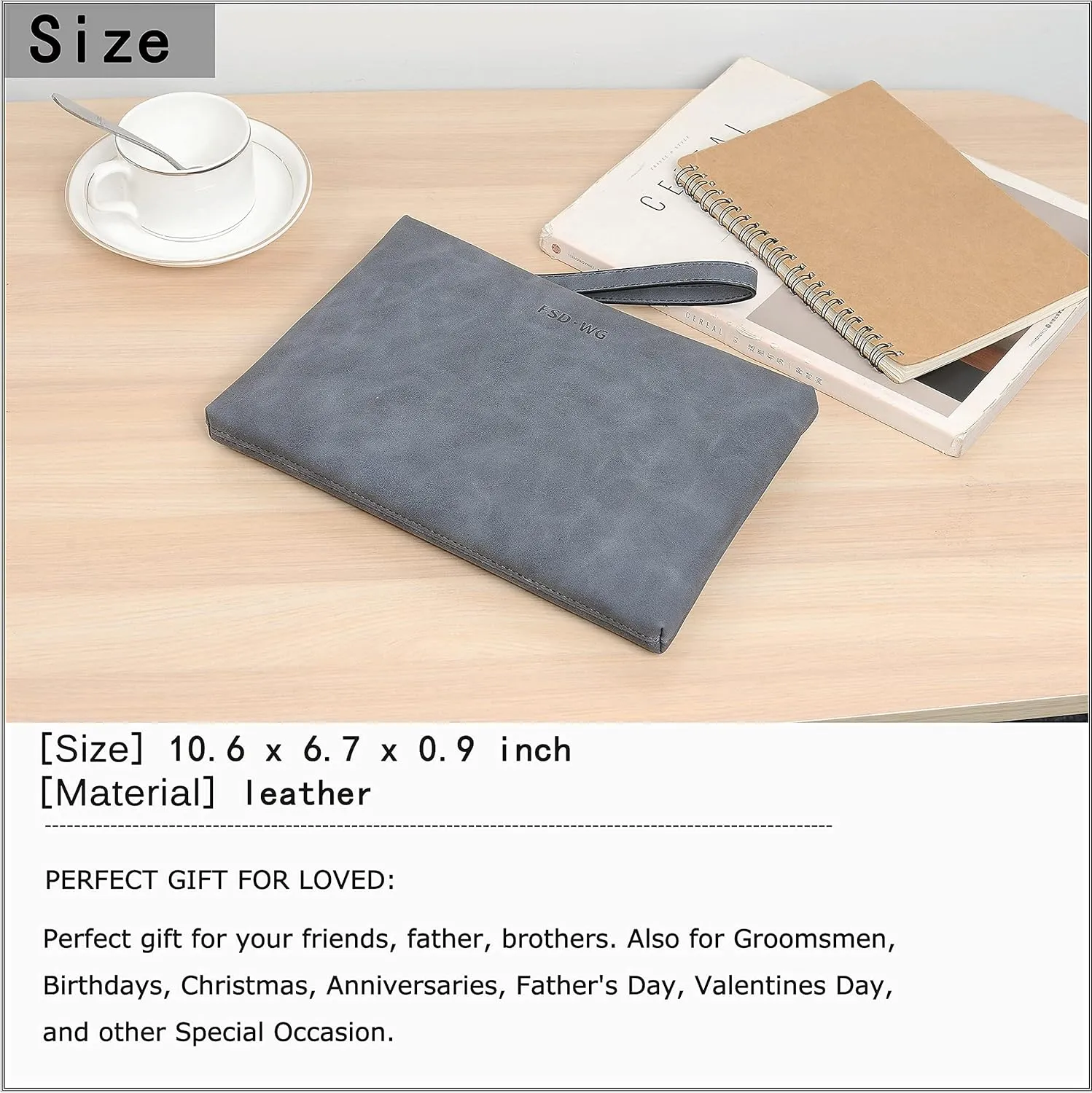 FSD.WG Mens Clutch Bag Man Purse Handbag 12 inches Large Hand Bag Big Clutch Wallet 3 COLOR
