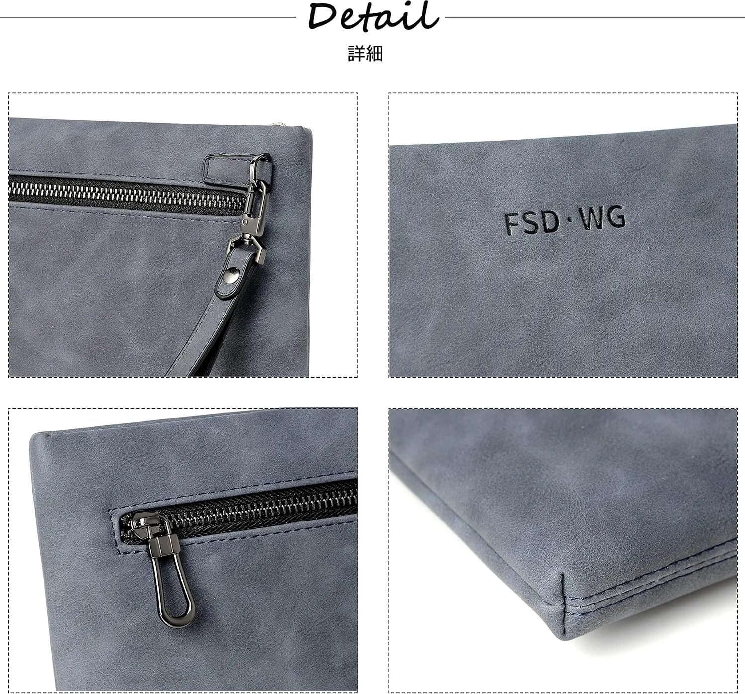 FSD.WG Mens Clutch Bag Man Purse Handbag 12 inches Large Hand Bag Big Clutch Wallet 3 COLOR