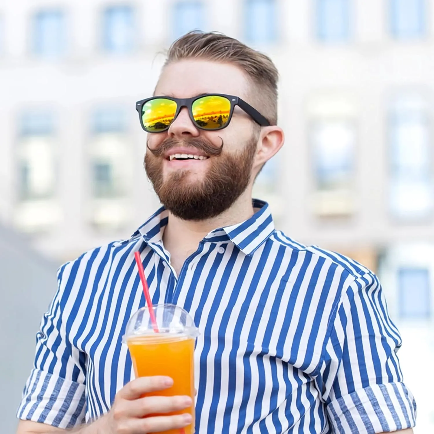 Fsmiling Black Sunglasses Bulk Adult Party Sunglasses 80s Sunglasses Pack for Men Women Party Favors -10Pack