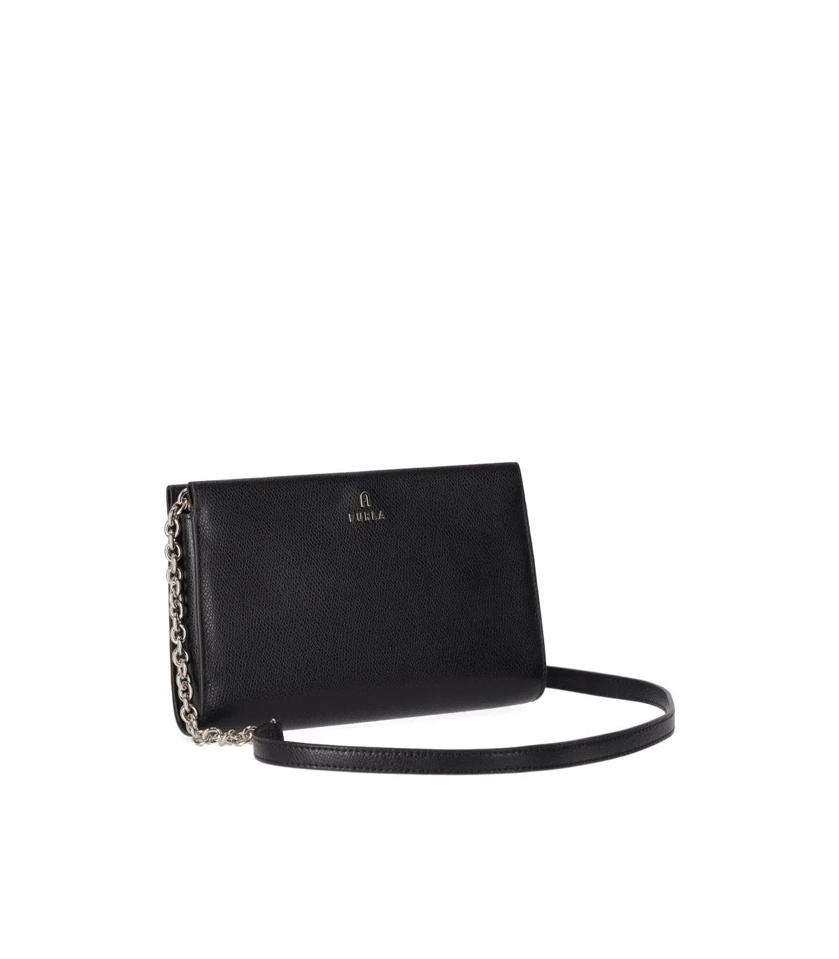 Furla Camelia Mini Black Crossbody Bag