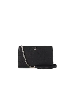 Furla Camelia Mini Black Crossbody Bag