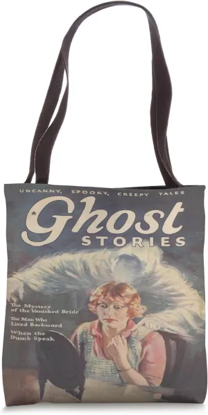 Ghost Stories of Halloween Night - Pulp Magazine Cover Tote Bag