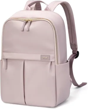 GOLF SUPAGS Laptop Backpack with Separate Laptop Compartment Water Resistant Computer Backpacks Fits 15 Inch Notebook Travel Work Bags for Women (Pink)
